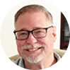 Illustrative portrait of an older man